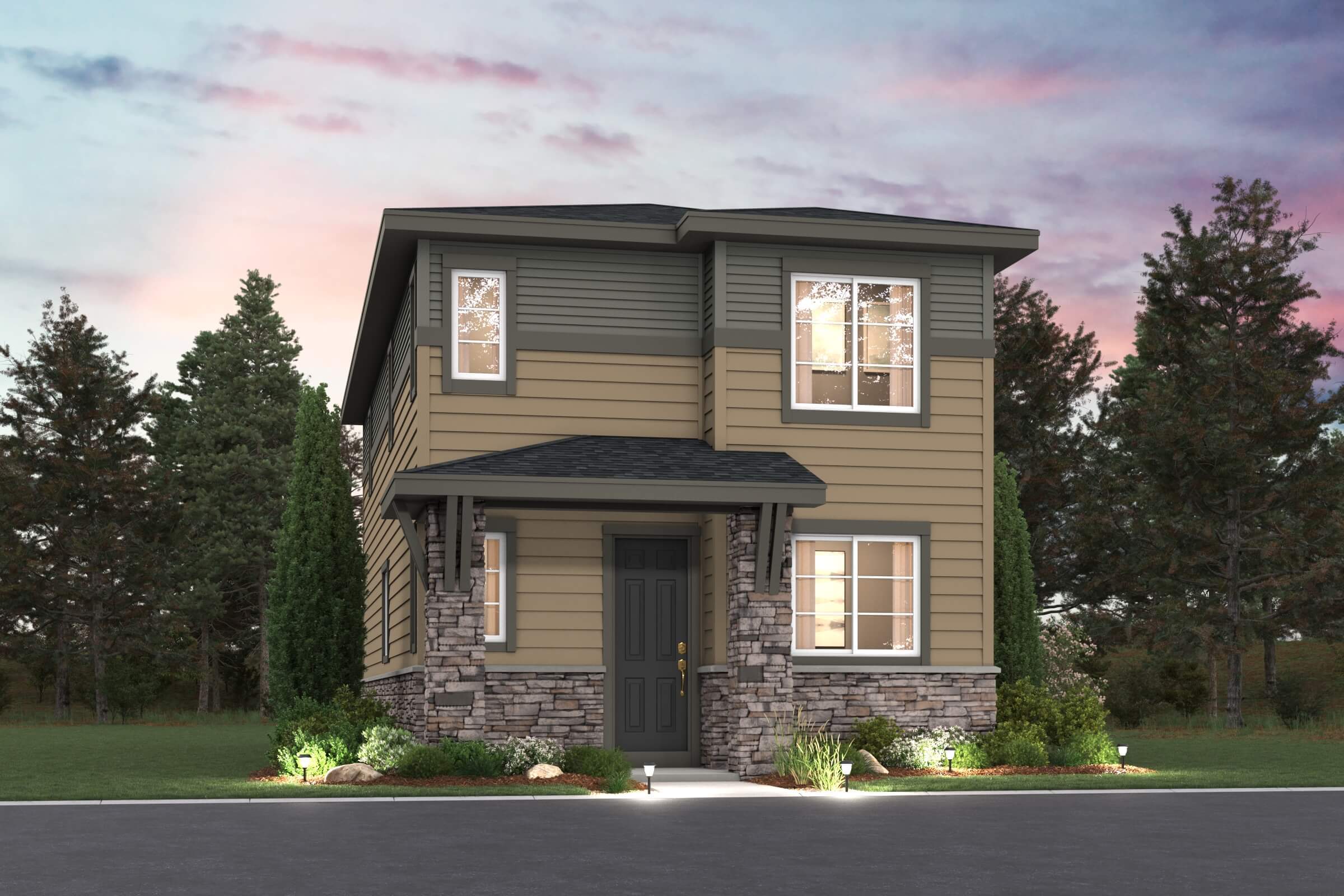 The Monroe | Residence 21221 elevations