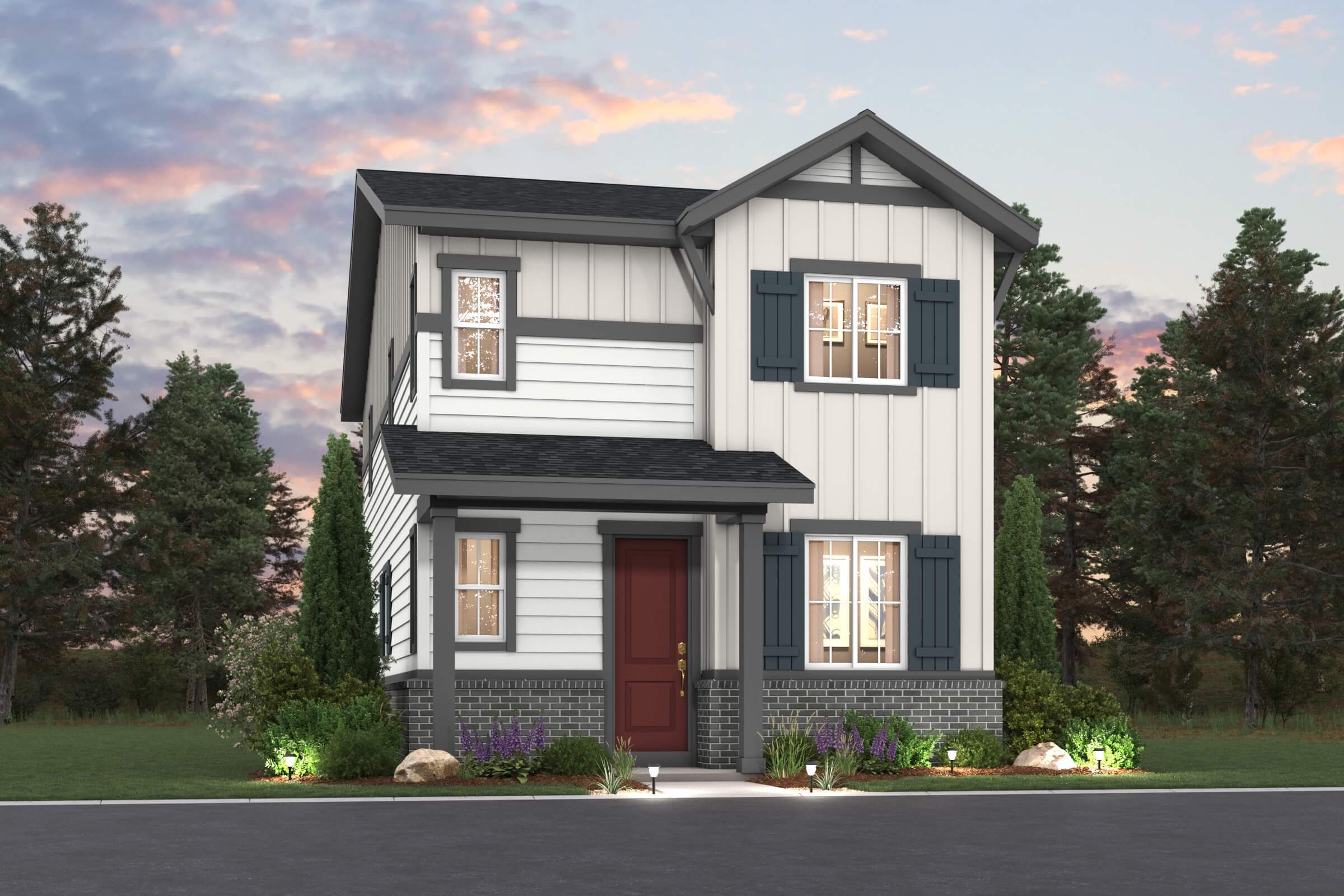 The Monroe | Residence 21221 elevations