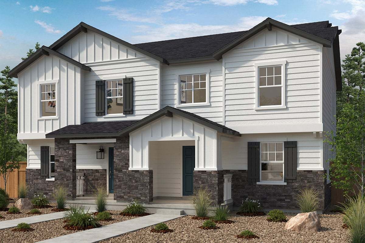 Plan 1672 Modeled elevations