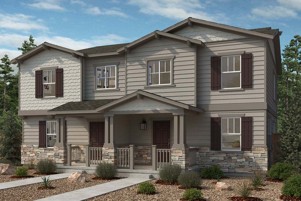 Plan 1672 Modeled elevations