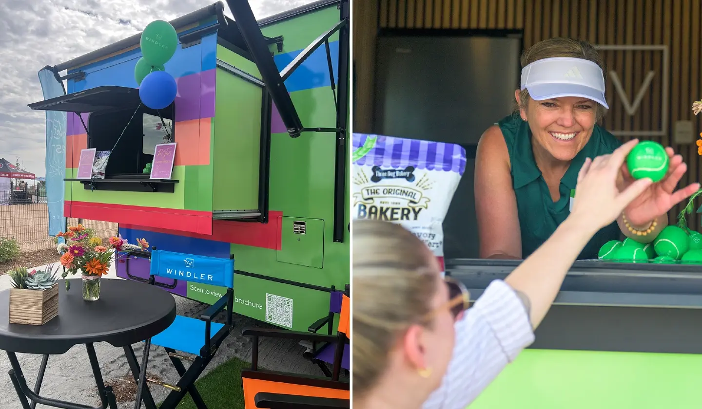 Having fun at the Windler Welcome Wagon