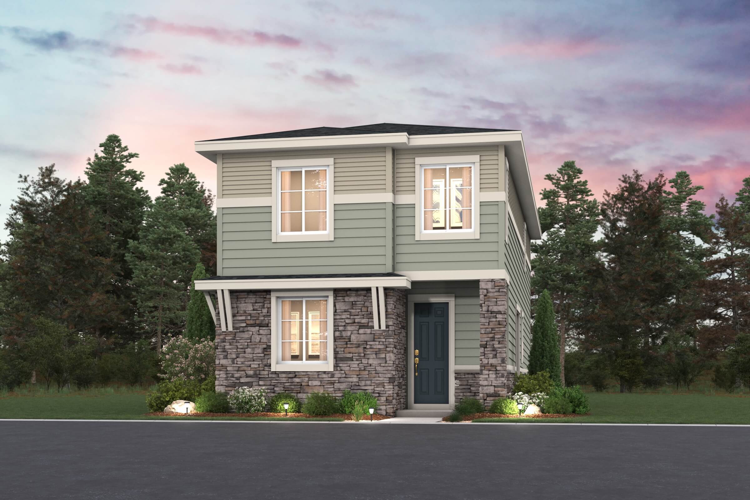 The Rosewood | Residence 21225 elevations