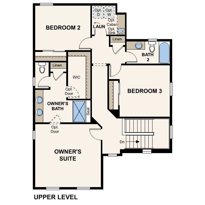 4739 N. Valdai Court (The Stratton | Residence 320) - floorplan image