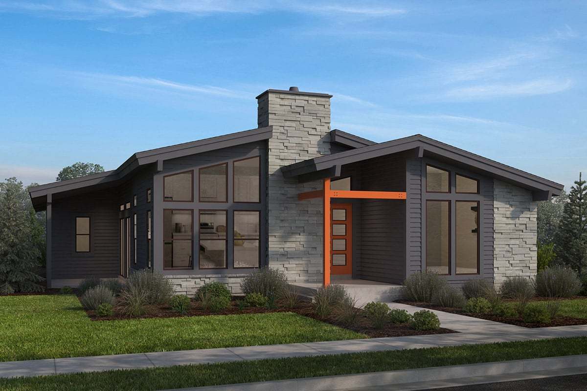 Plan 2483 Modeled elevations