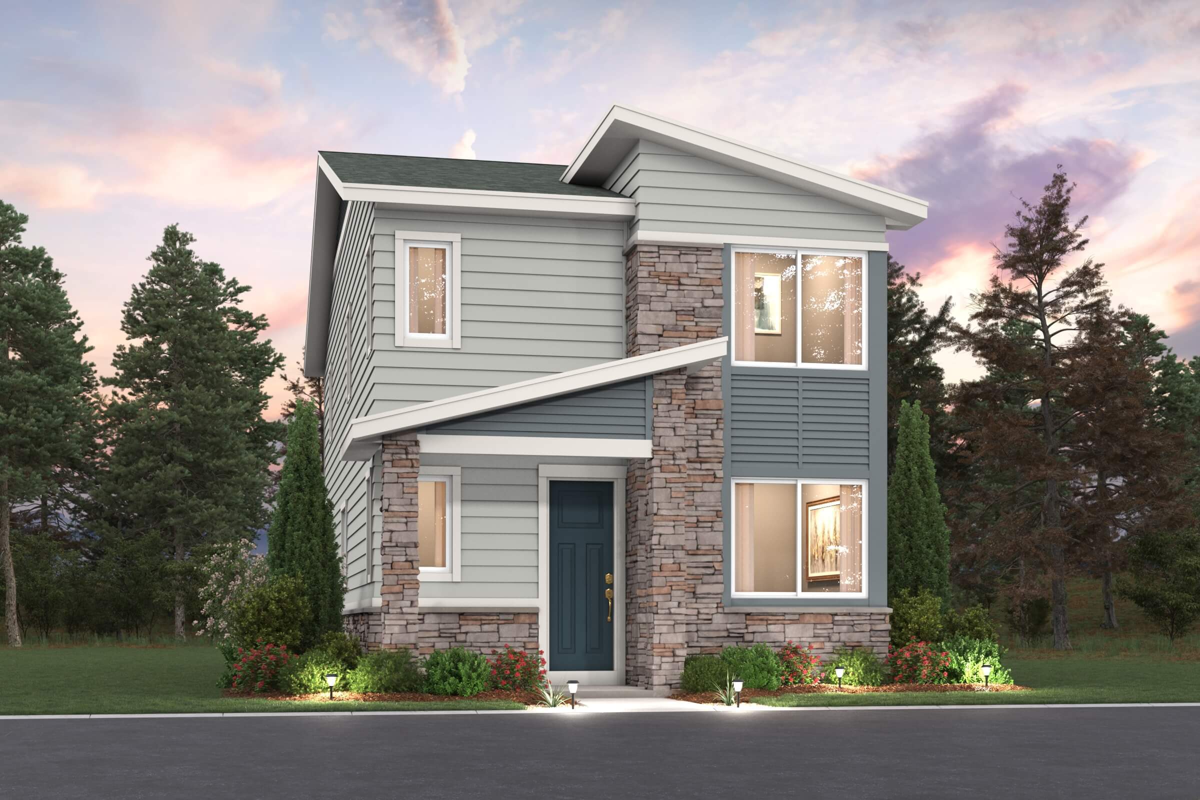 The Monroe | Residence 21221 elevations