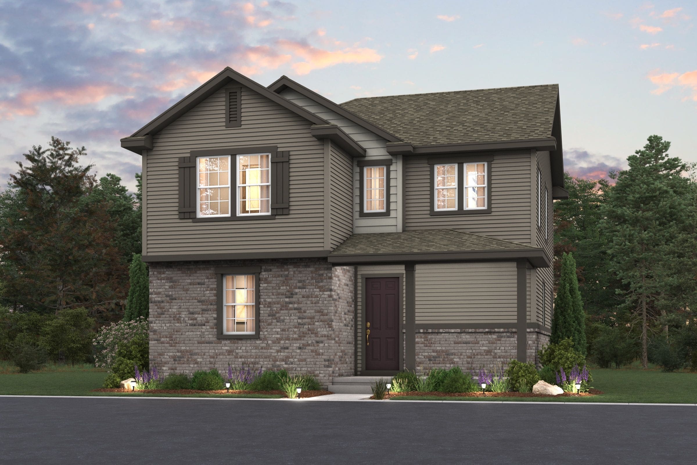 The Stratton | Residence 320 elevations