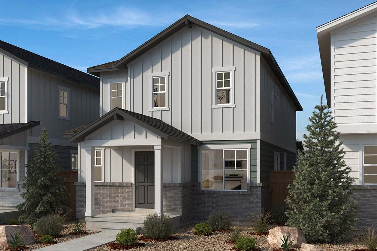 Plan 1762 Modeled elevations