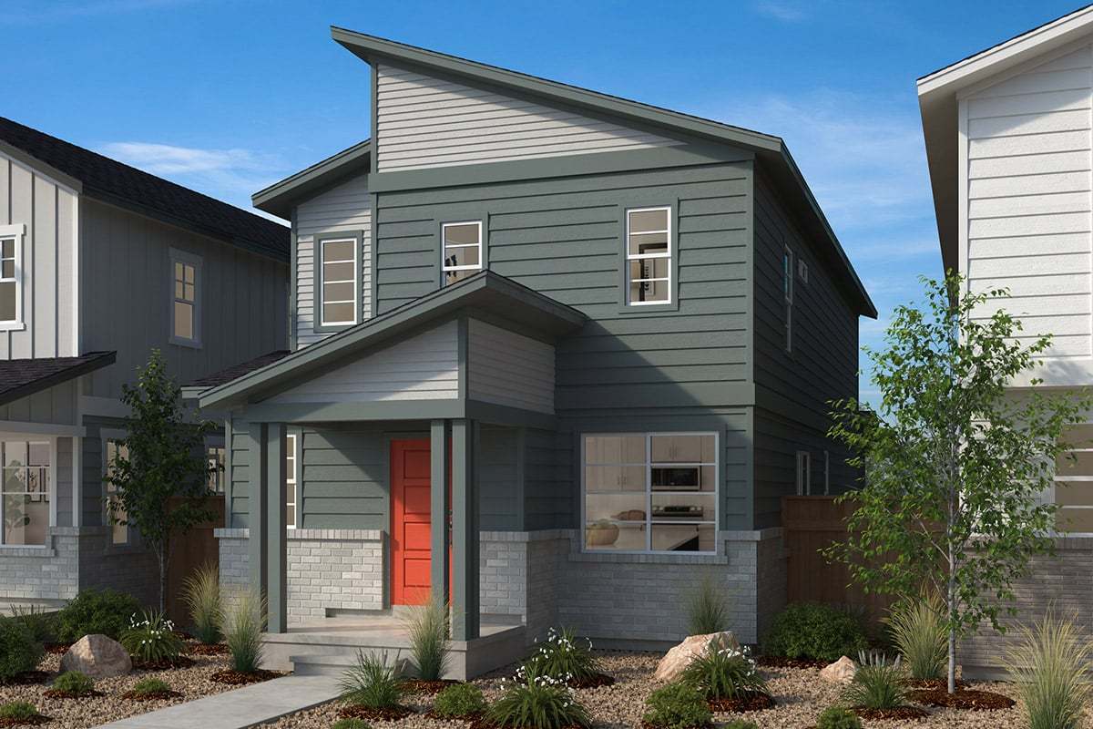 Plan 1762 Modeled elevations