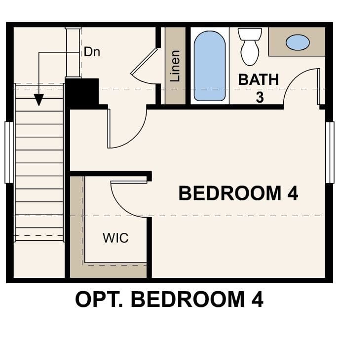 4563 N. Versailles Street (The Winslow | Residence 21325) - floorplan image
