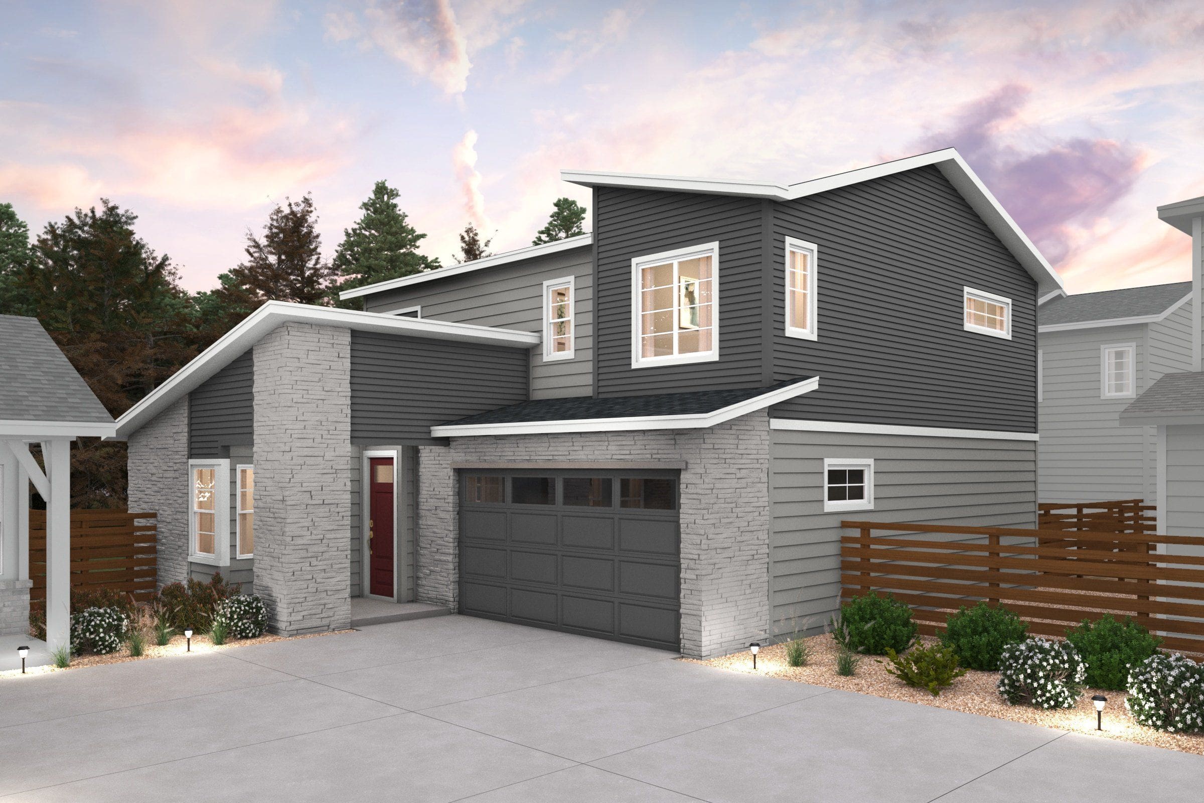Elevate | Residencia MC214 elevaciones