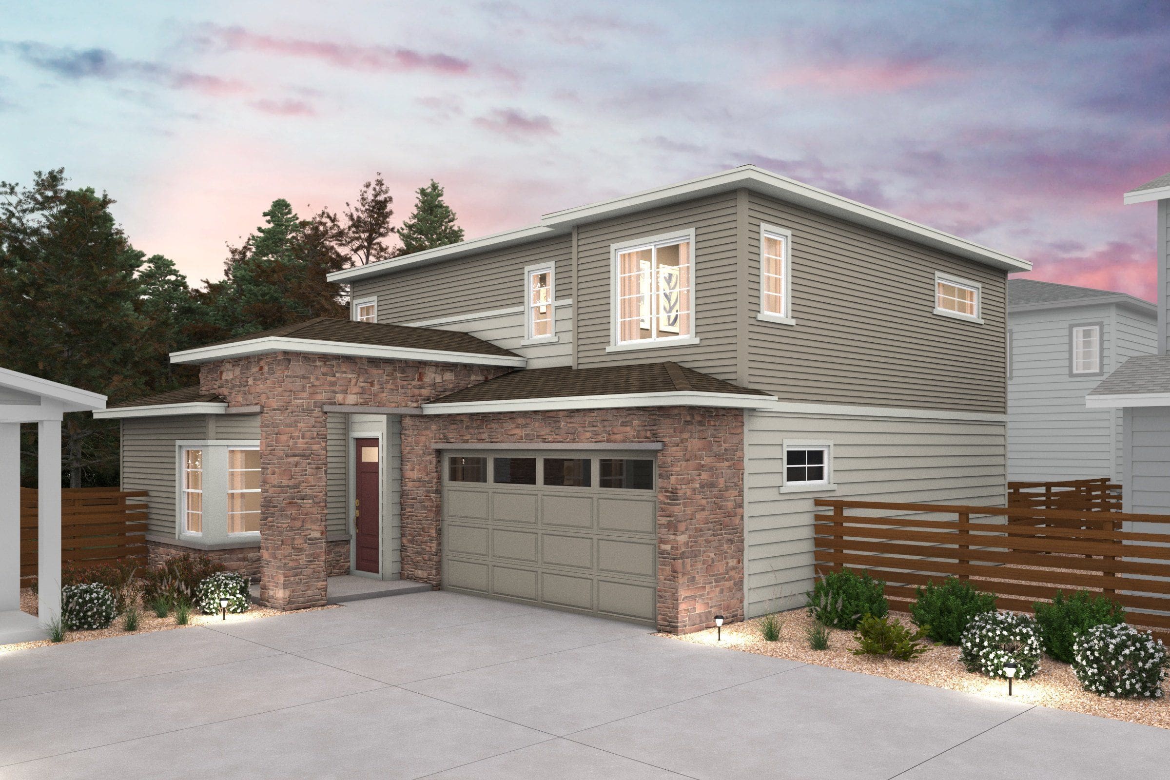 Elevate | Residencia MC214 elevaciones