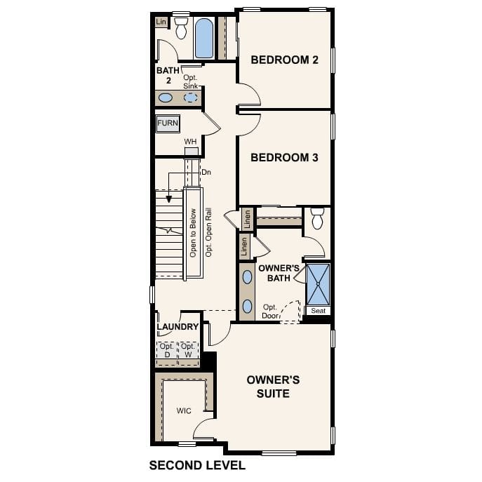 4563 N. Versailles Street (The Winslow | Residence 21325) - floorplan image