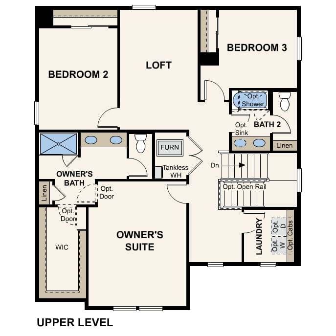 22687 E. 47th Place (Lanner | Residencia 34225) - imagen del plano de planta
