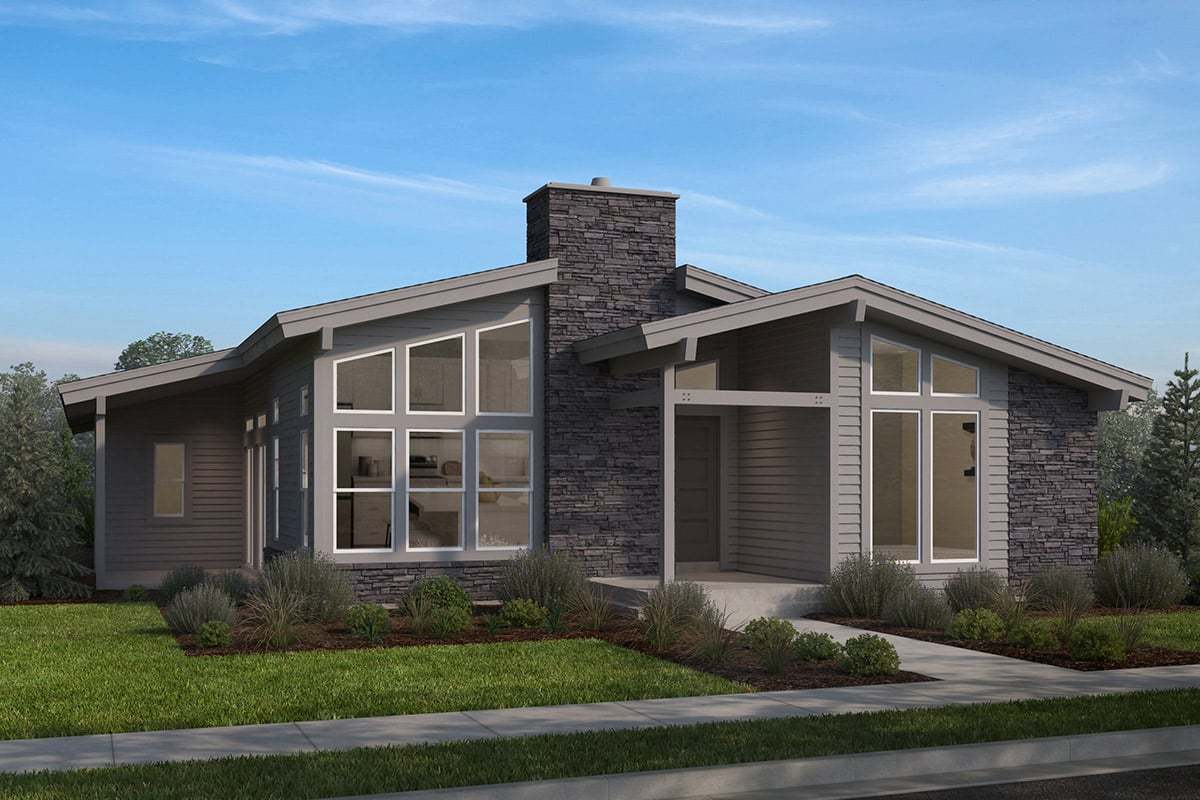 Plan 2483 Modeled elevations