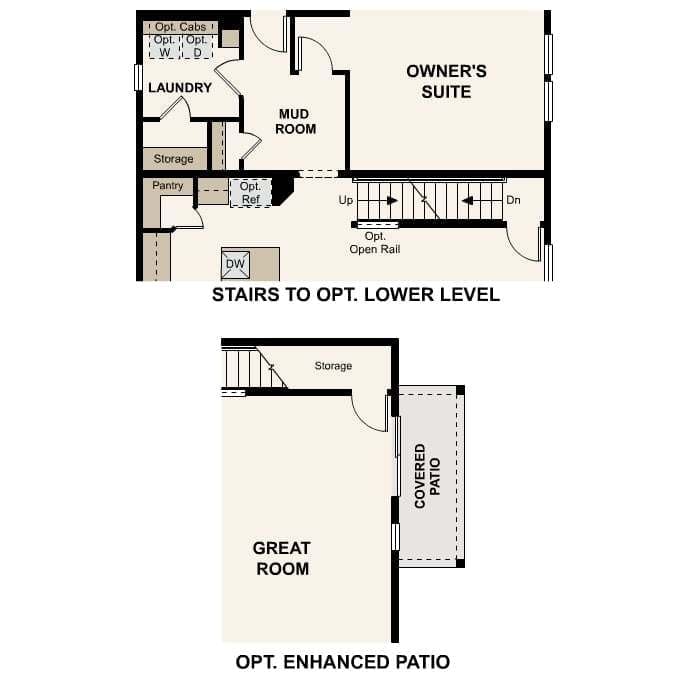 4601 N. Versailles Way (The Madison | Residencia 330) - imagen del plano de la vivienda
