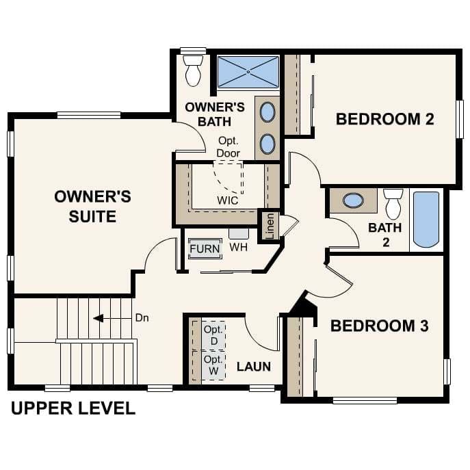 22809 E. 47th Drive (The Element | Residencia MC212) - imagen del plano de la vivienda